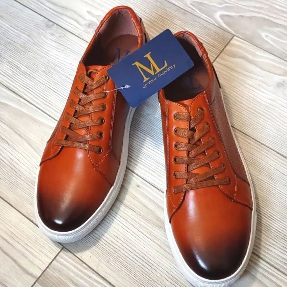 (62-3639) MERRYLAND Men's Casual Dress Sneakers Oxford Shoes Sz 10